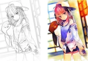 Anime Illustration Colorization Part 2 Anime Illustration Colorization Part 2