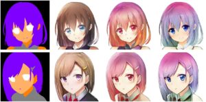 Drawing Anime Face with Simple Segmentation Mask